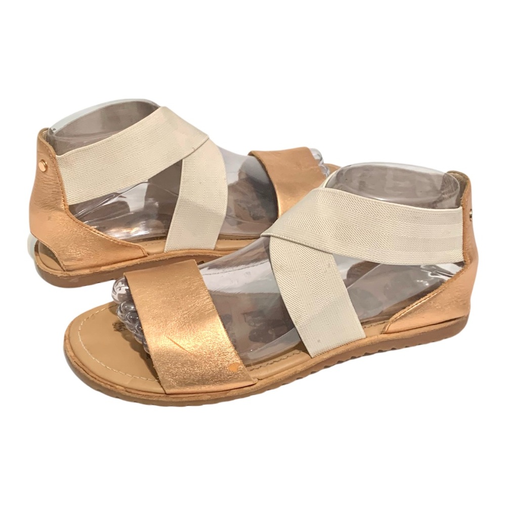 Sorel Women's Sandals in Gold and Cream